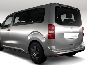 peugeot traveller l2 2017 Modelo 3D