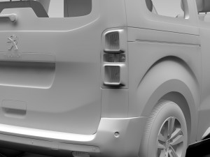 peugeot traveller l2 2017 Modelo 3D