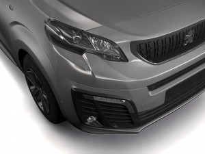 peugeot traveller l3 2017 3D Модель