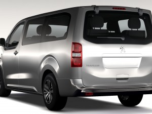 peugeot traveller l3 2017 3D Модель