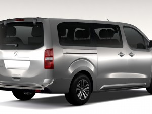 peugeot traveller l3 2017 3D Модель