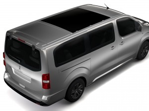 peugeot traveller l3 2017 3D Модель