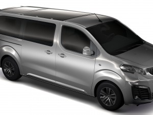 peugeot traveller l3 2017 3D Модель