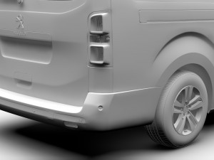 peugeot traveller l3 2017 3D Модель