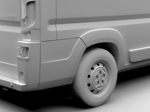citroen jumper van l3h3 2017 3Dモデル