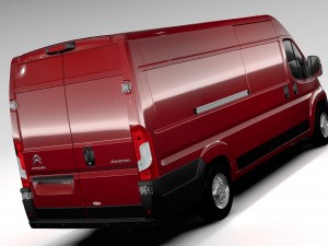citroen jumper van l4h2 2017 Modelo 3D