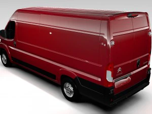 citroen jumper van l4h2 2017 3D Model