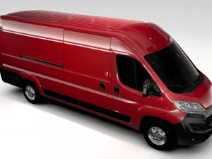 citroen jumper van l4h2 2017 3D Model