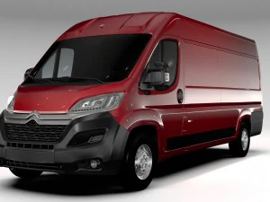 citroen jumper van l4h2 2017 3D Model