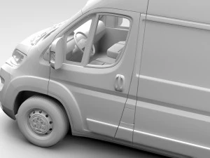 citroen jumper van l4h2 2017 3D Model