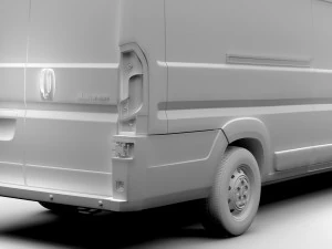 citroen jumper van l4h2 2017 3D Model