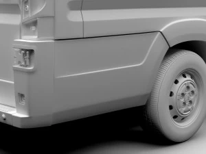 citroen jumper van l4h2 2017 3D Model