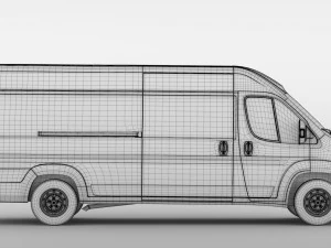citroen jumper van l4h2 2017 3D Model