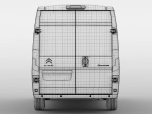citroen jumper van l4h2 2017 3D Model