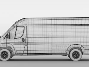 citroen jumper van l4h2 2017 3D Model