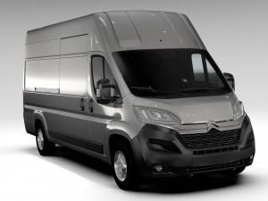 citroen jumper van l4h3 2017 Modelo 3D