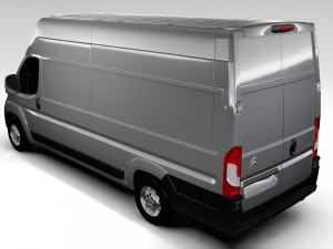 citroen jumper van l4h3 2017 Modelo 3D