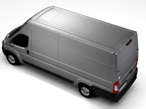 citroen jumper van l4h3 2017 Modelo 3D