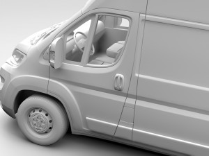 citroen jumper van l4h3 2017 Modelo 3D