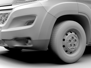 citroen jumper van l4h3 2017 Modelo 3D