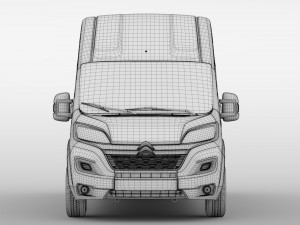 citroen jumper van l4h3 2017 Modelo 3D