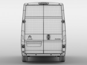 citroen jumper van l4h3 2017 Modelo 3D