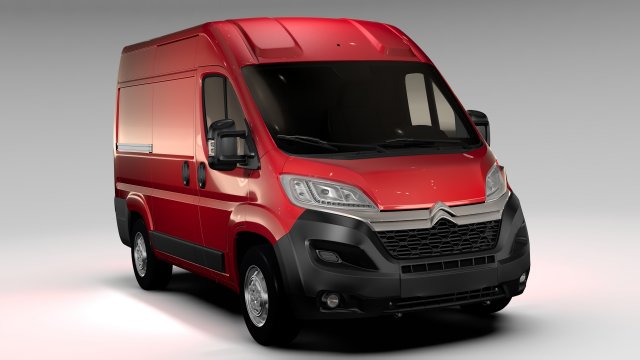 citroen relay van l1h2 2017 Model 3D .c4d .max .obj .3ds .fbx .stl .blend 
