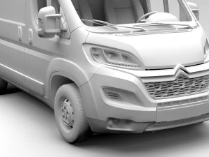 citroen relay van l1h2 2017 3D Model