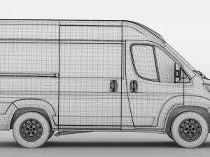citroen relay van l1h2 2017 3D Model