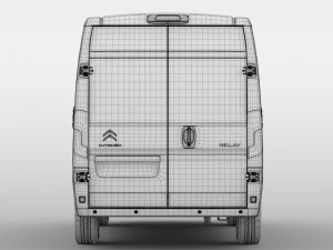 citroen relay van l1h2 2017 3D Model