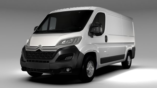 citroen relay van l2h1 2017 3D मॉडल .c4d .max .obj .3ds .fbx .stl .blend 