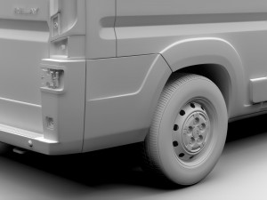 citroen relay van l2h1 2017 3D मॉडल