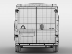 citroen relay van l2h1 2017 3D मॉडल