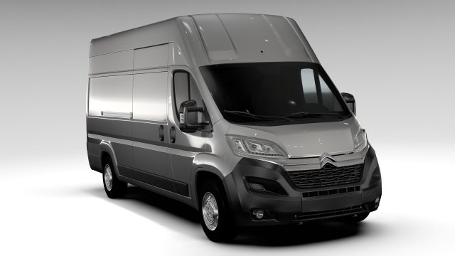 citroen relay van l4h3 2017 Modelo 3D .c4d .max .obj .3ds .fbx .stl .blend 
