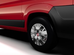 fiat ducato van l1h2 2017 3D 모델