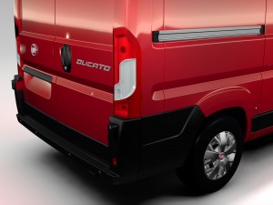 fiat ducato van l1h2 2017 3D 모델