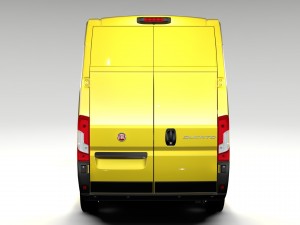 fiat ducato van l3h3 2017 3D 모델