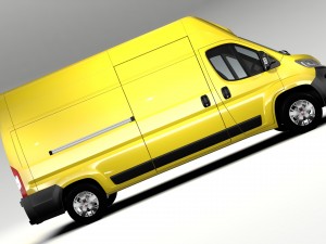 fiat ducato van l3h3 2017 3D 모델