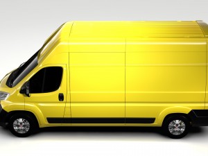 fiat ducato van l3h3 2017 3D 모델