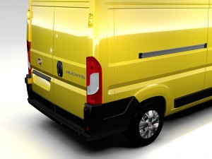 fiat ducato van l3h3 2017 3D 모델