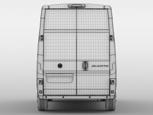 fiat ducato van l3h3 2017 3D 모델