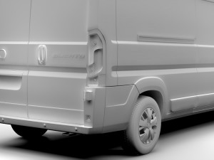 fiat ducato van l3h3 2017 3D 모델