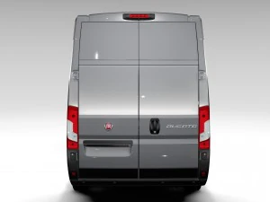 fiat ducato van l4h3 2017 3D Model