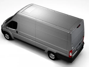 fiat ducato van l4h3 2017 3D Model