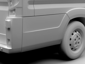 fiat ducato van l4h3 2017 3Dモデル