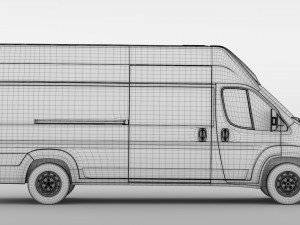 fiat ducato van l4h3 2017 3Dモデル
