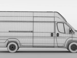 fiat ducato van l4h3 2017 3D Model