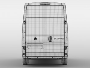 fiat ducato van l4h3 2017 3Dモデル