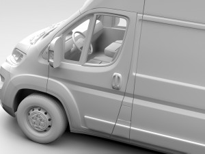 fiat ducato van l4h3 2017 3Dモデル