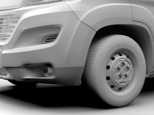 fiat ducato van l4h3 2017 3D Model